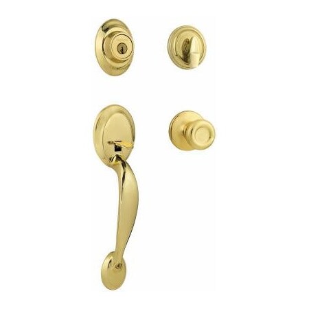 Kwikset PB Dakota Handleset 687DAXT 3 SMT CP
